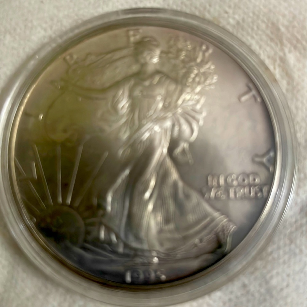 1994 American Silver Eagle .999 Fine Silver Dollar